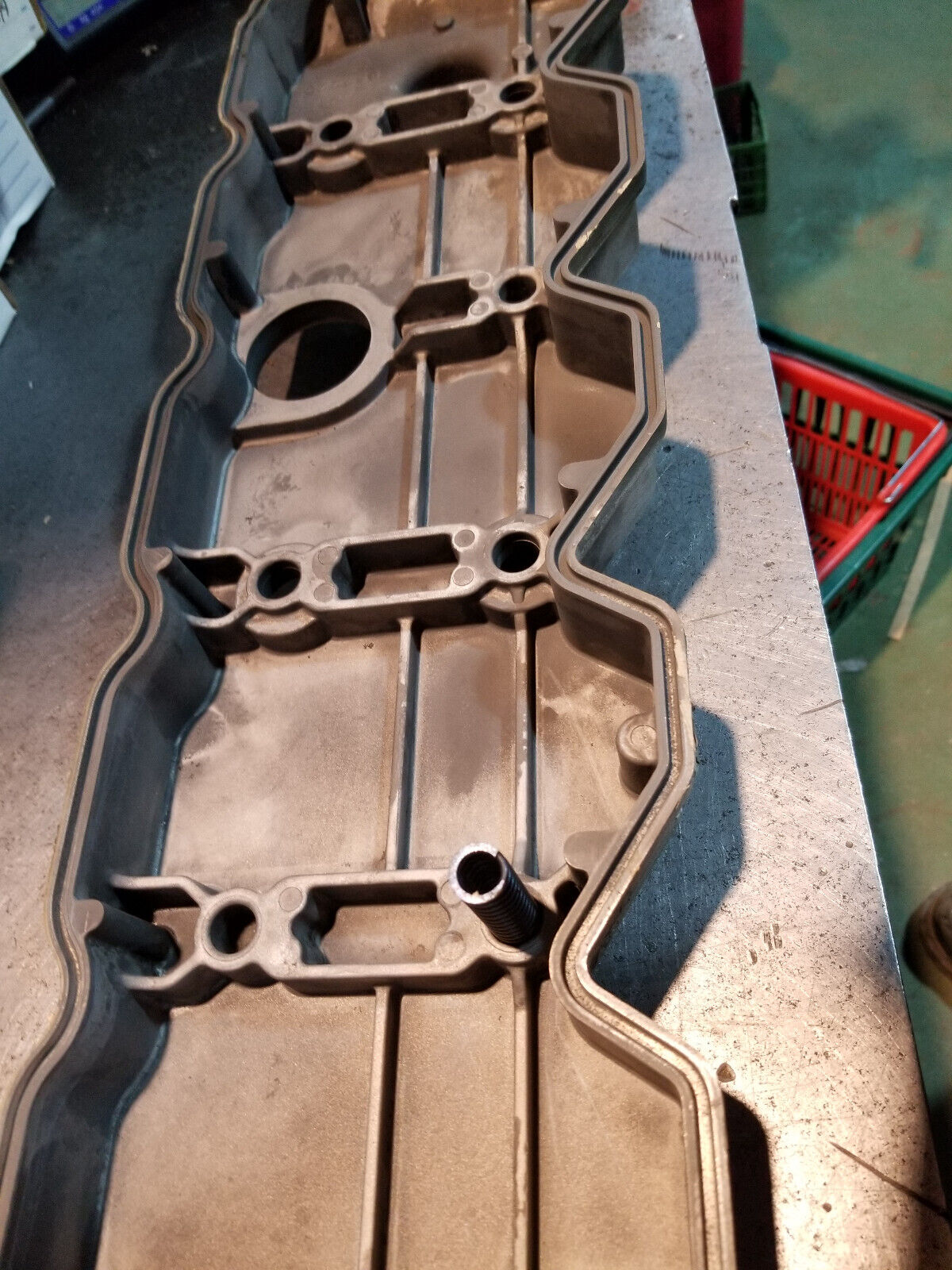 2004 Dodge Ram 5.9L 5.9 Cummins OEM USED Lower Valve Cover 3971214