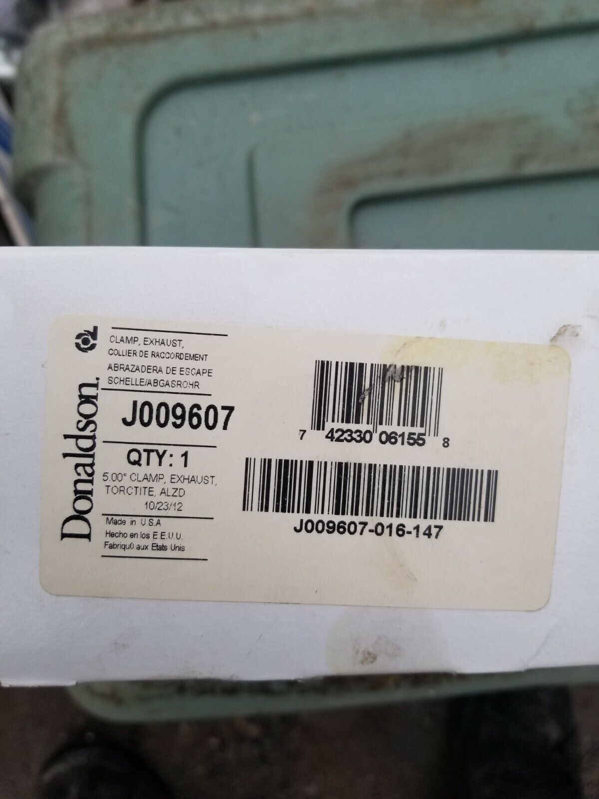 Donaldson J009607 5" 127mm Torc Clamp