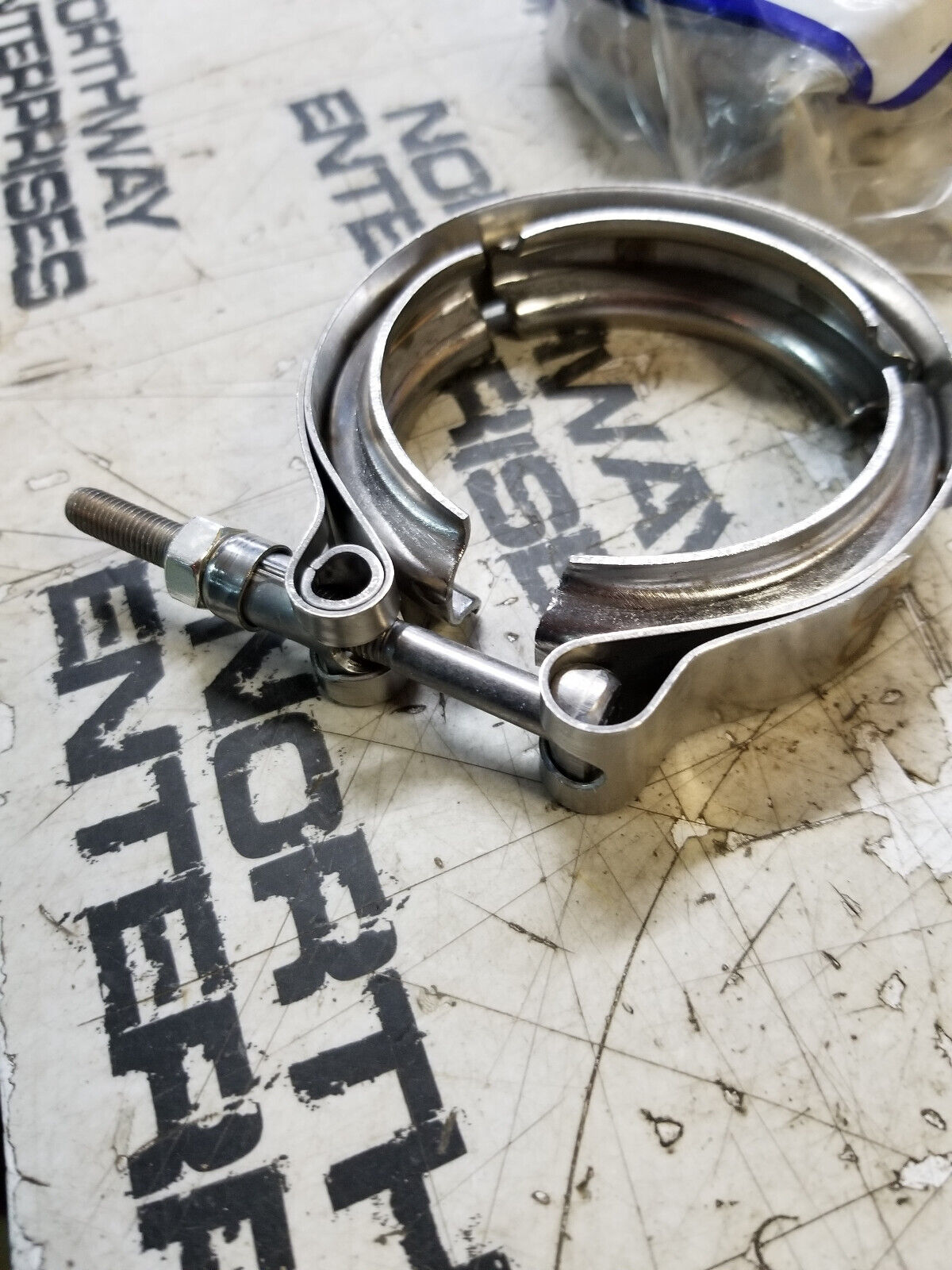 1PC - 9N-5085 80.80mm Minimum Internal Diameter Band V Clamp 9N5085