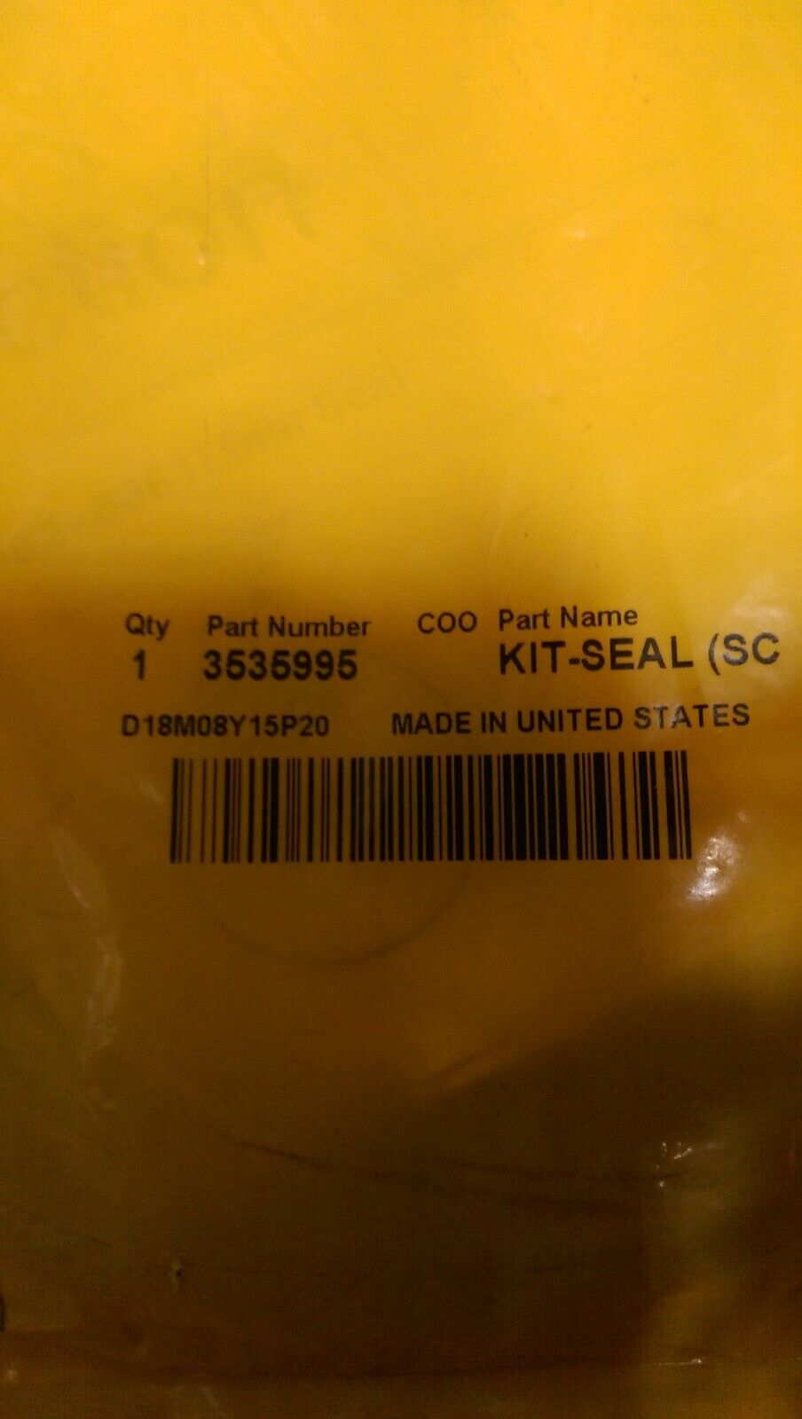 CATERPILLAR 353-5995 KIT-SINGLE CYLINDER LINER