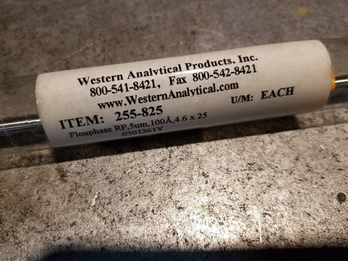 255-825 western analytical flouophase RP 5 m 100 , Column 25 x 4.6 mm
