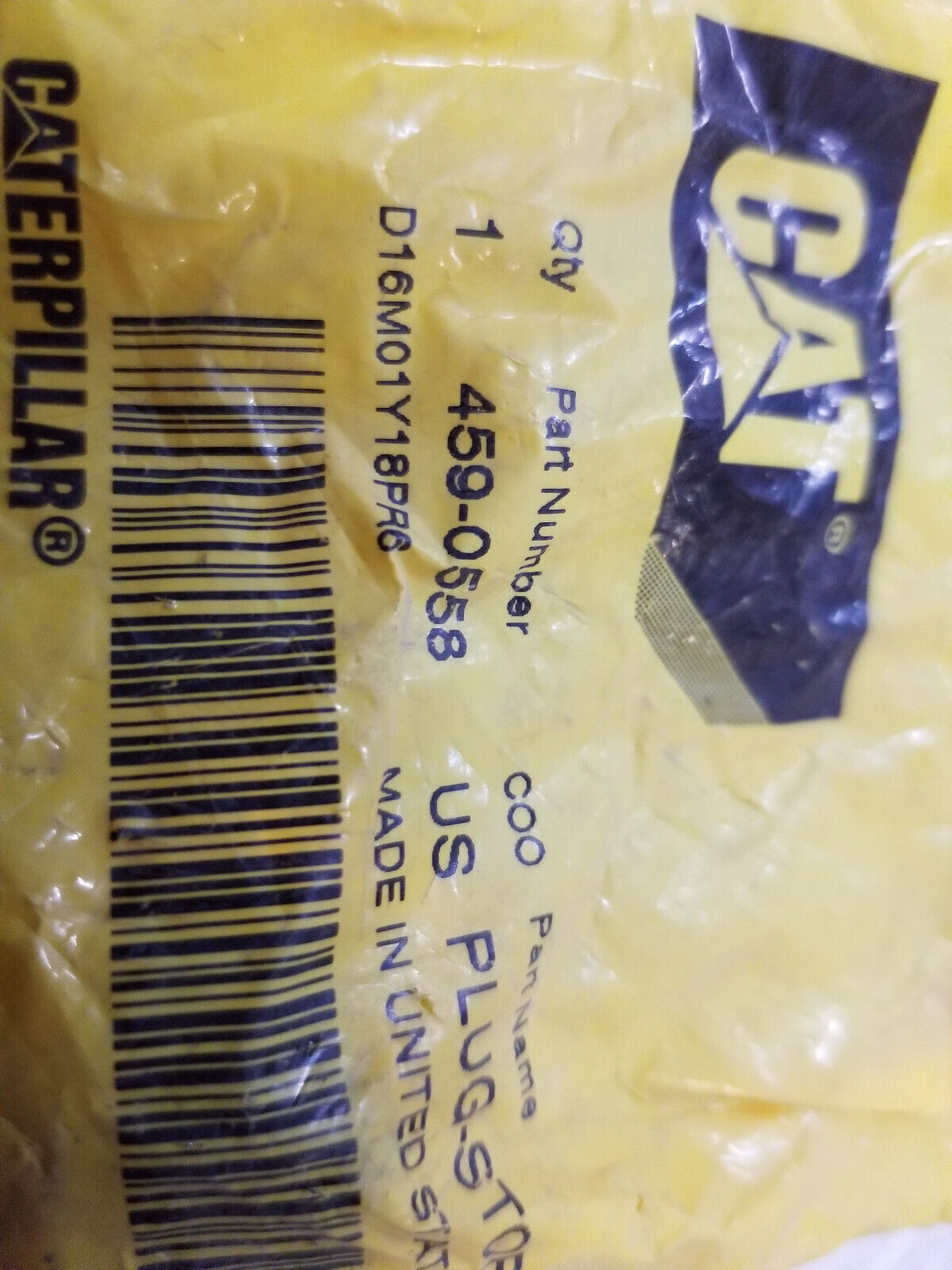 459-0558 CATERPILLAR 1 5/16'' Magnetic Plug