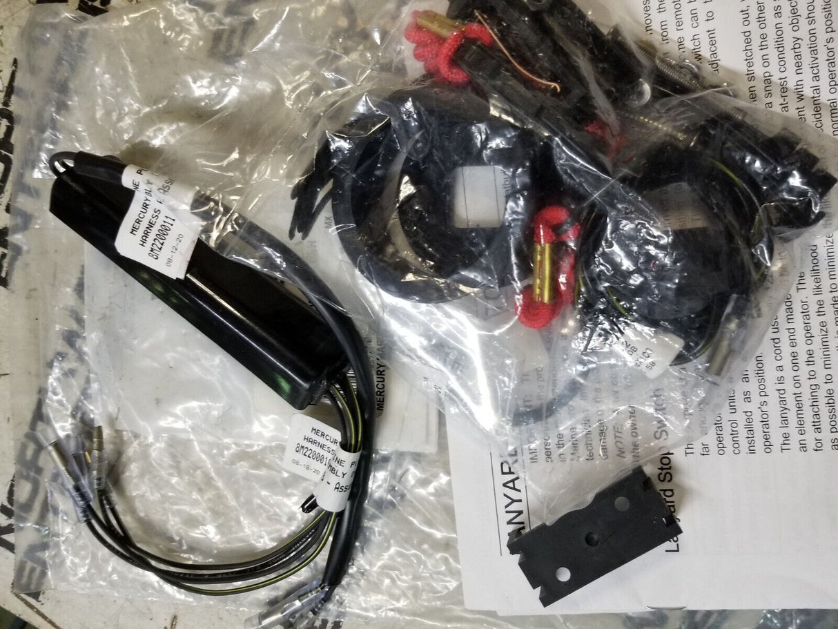 Mercury-Mercruiser 87-19674A12 Lanyard Stop Switch Kit Dual open bag