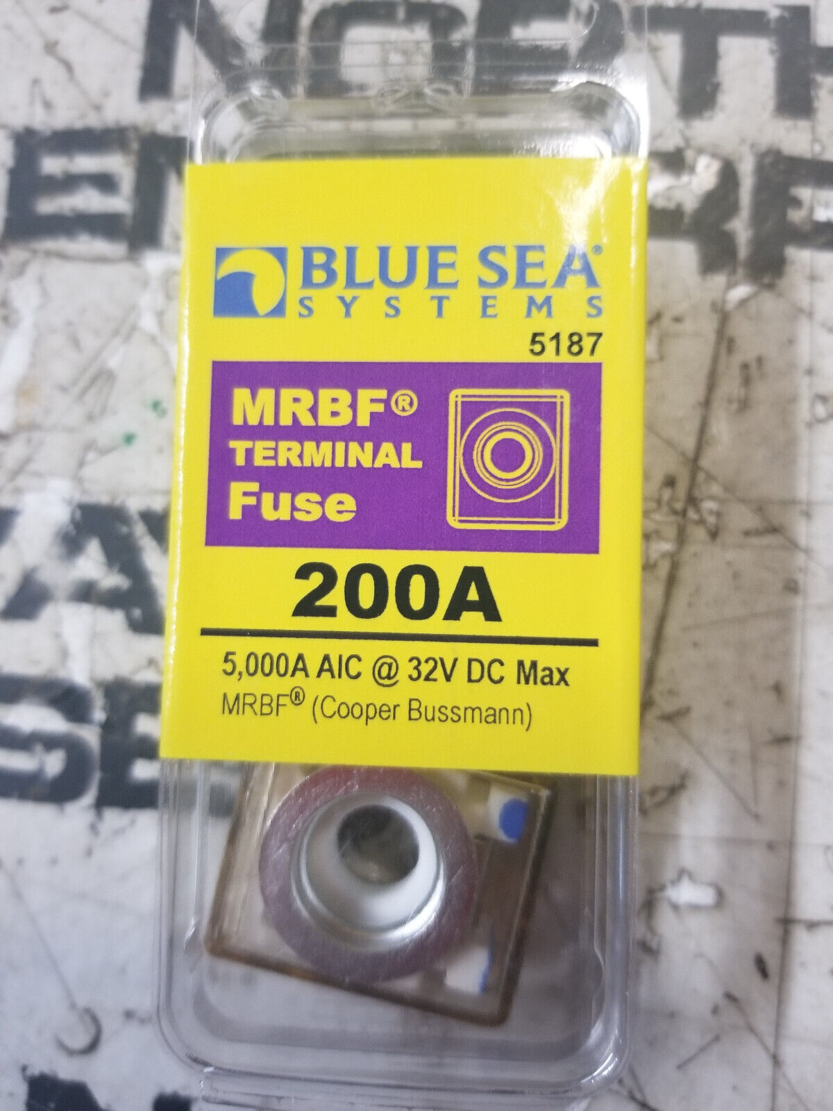 Blue Sea 5187 MRBF 200A Fuse Terminal 5,000A AIC @32V DC MAX