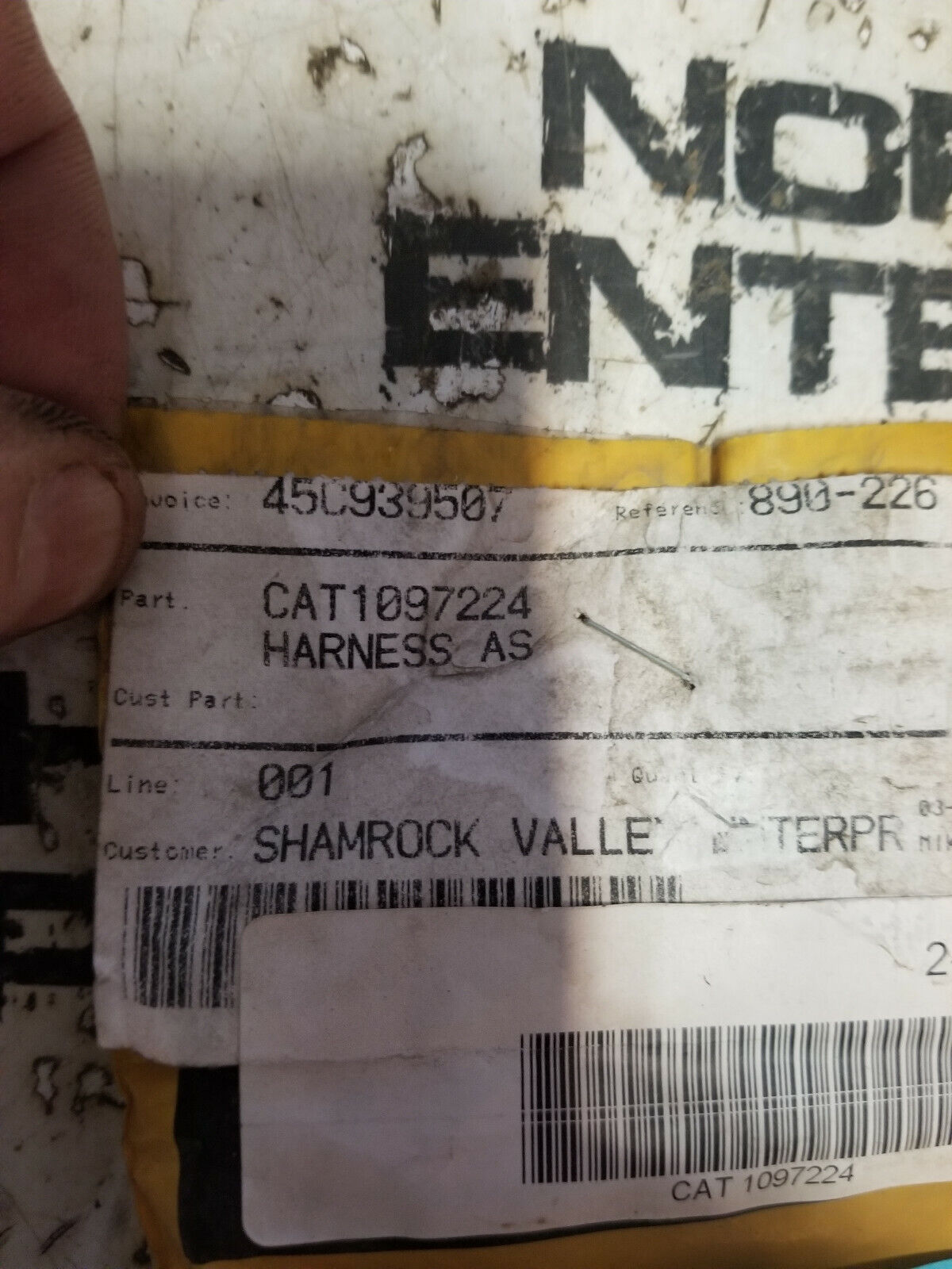 109-7224 CATERPILLAR HARNESS