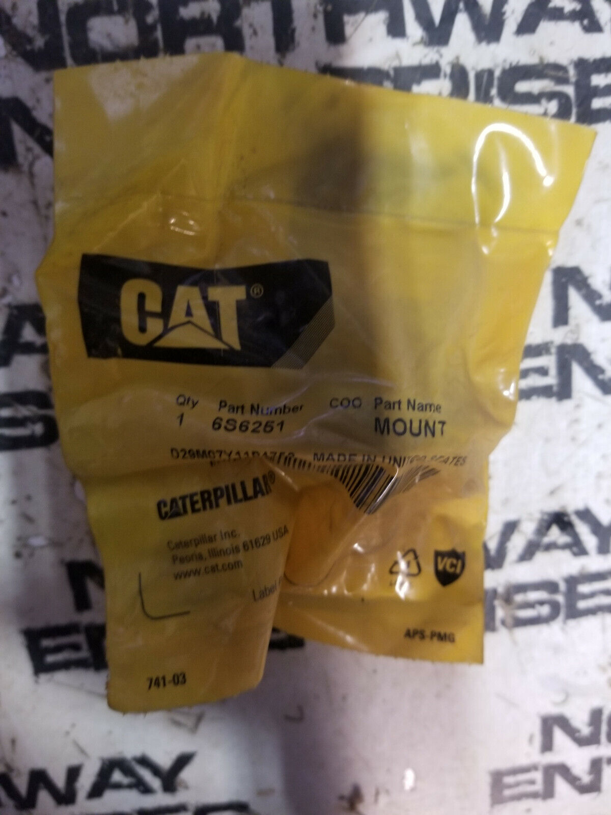 6S-6251 CATERPILLAR MOUNT