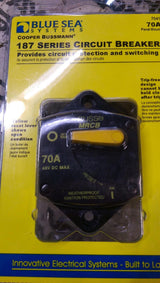 Blue Sea 7041 187 - Series Thermal Circuit Breaker - 70Amp