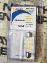LOT OF3PC -   LLB-196W-21-00 Pointed Festoon 6 LED Light Bulb - 37mm by LunaSea