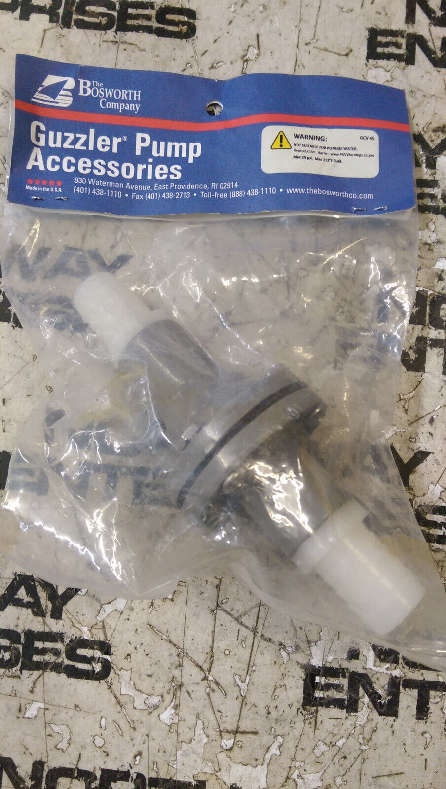 GUZZLER 74-AB-3/4 CHECK VALVE FOOT VALVE BOSWORTH