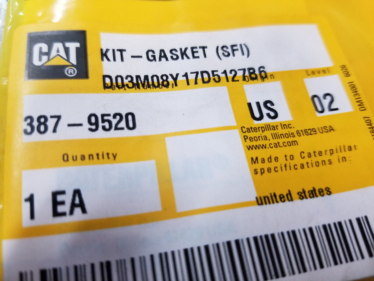 OEM CATERPILLAR 387-9520: GASKET (SFI) KIT 3879520 FUEL KIT