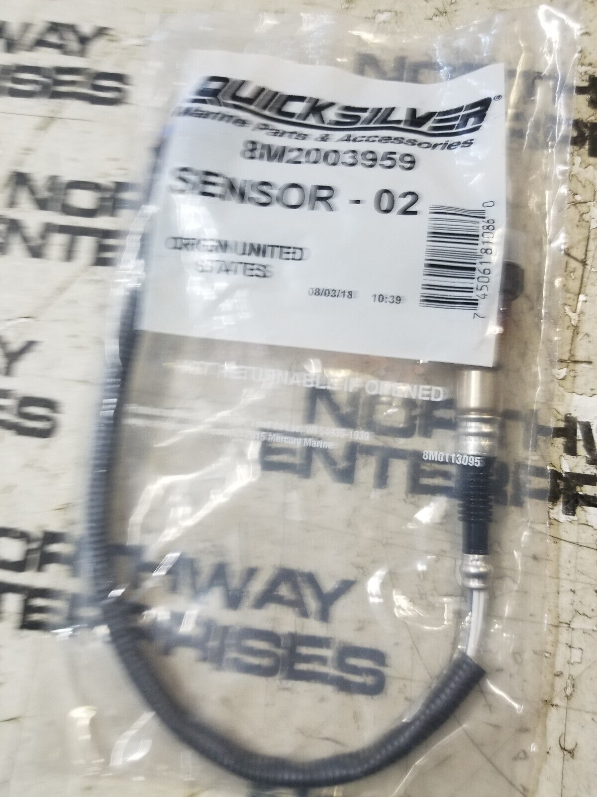 8M2003959 Mercury Quicksilver o2 Sensor