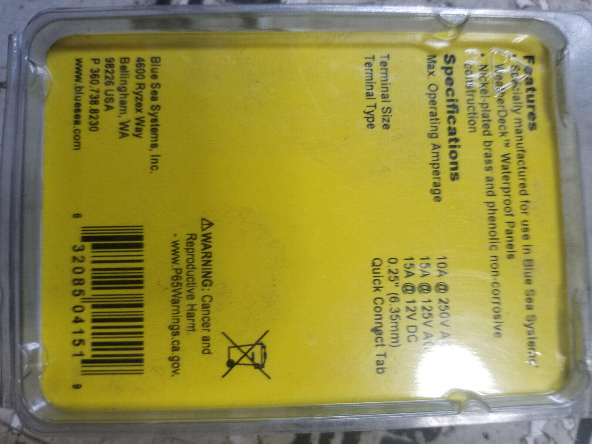 Blue Sea Systems 4151 Switch Wd Toggle Spst Off- On