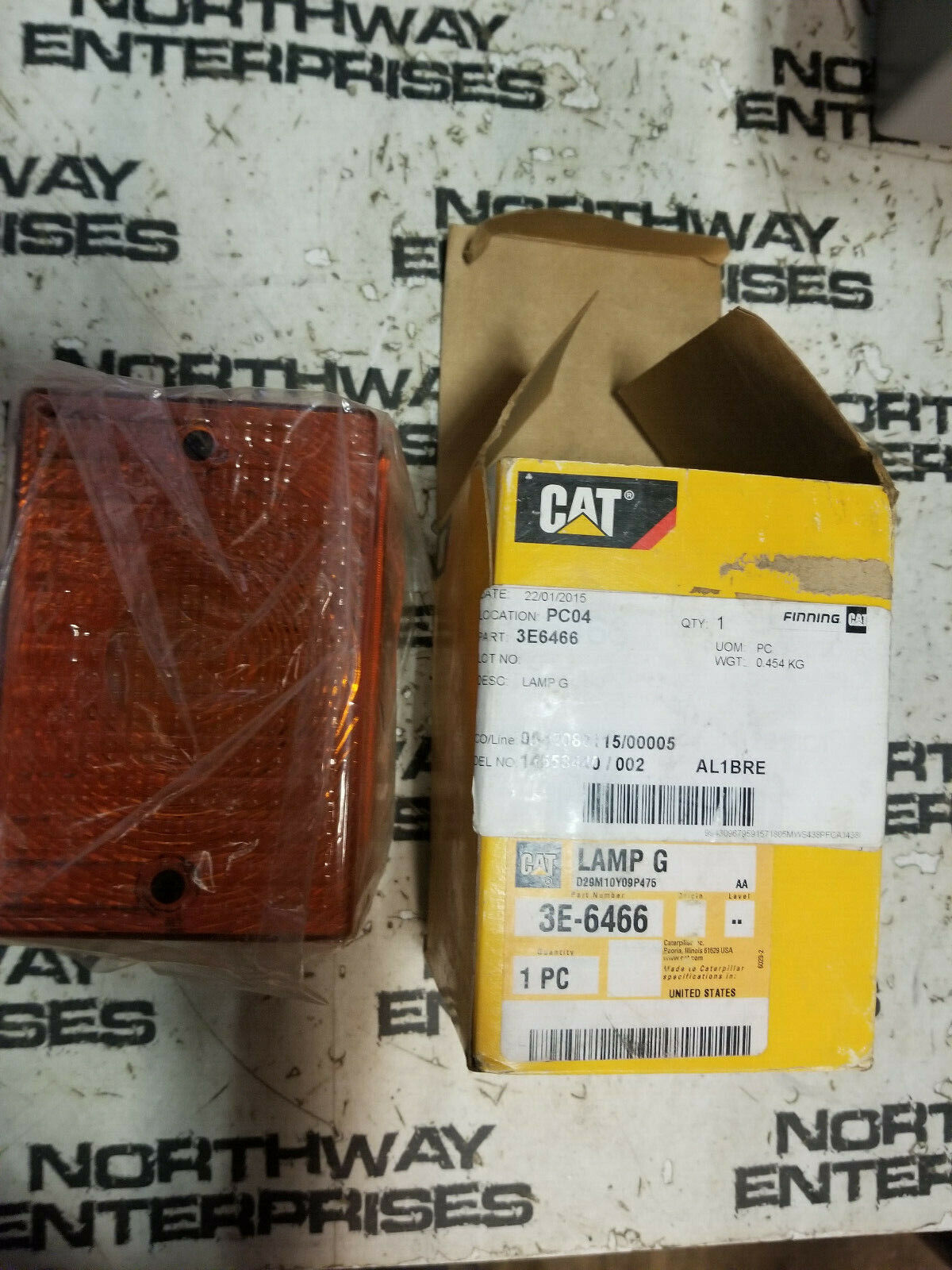 3E-6466 CATERPILLAR LAMP