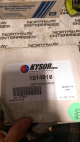 Kysor 1914010 Receiver Drier, Pad Mount SLPR 3 in. Dia. x 10 7/10 in. Long