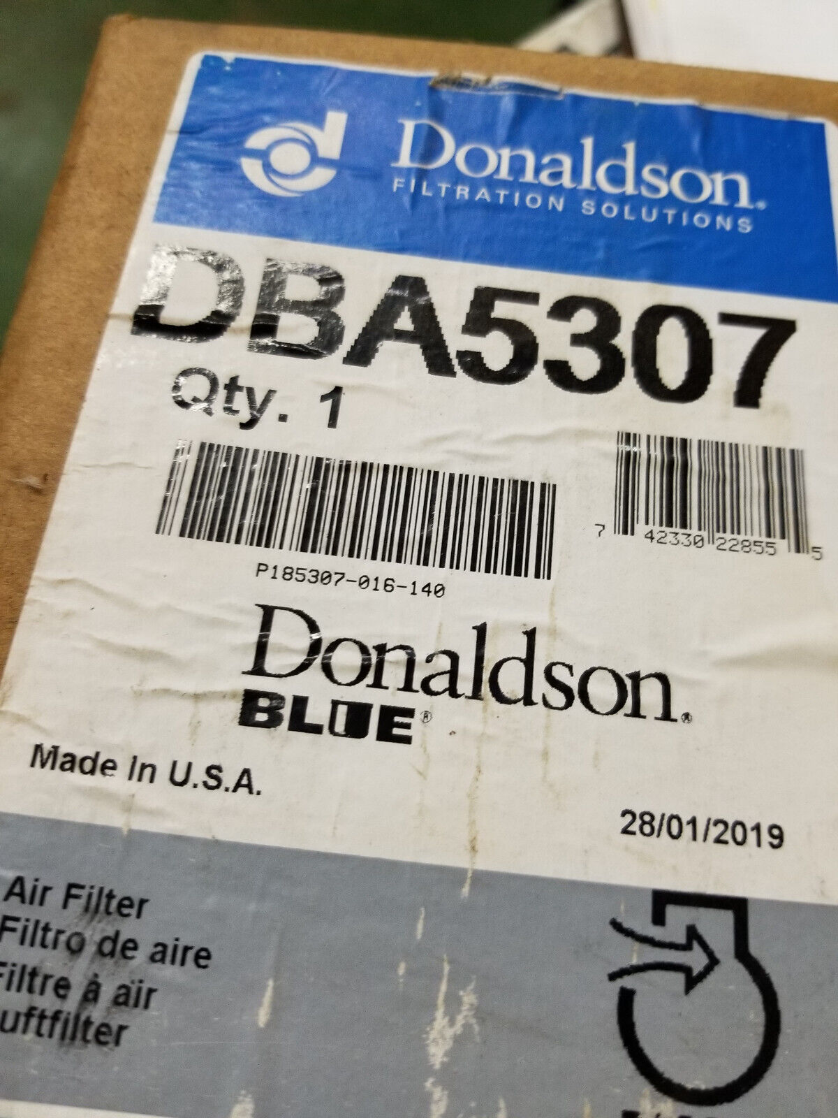 DONALDSON DBA5307 AIR FILTER Primary Donaldson Blue ( 7010030)