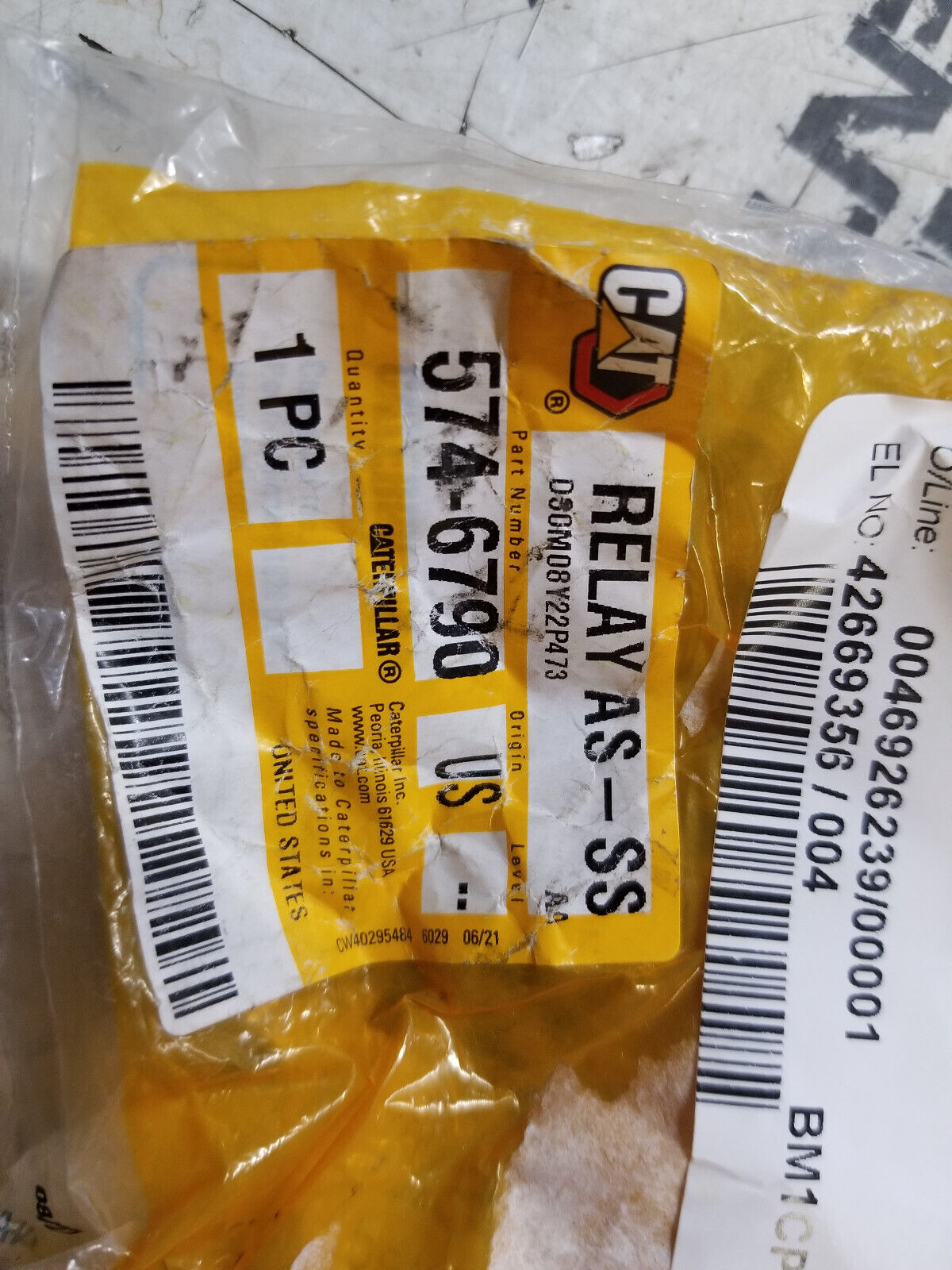 574-6790 CAT RELAY 5746790