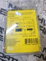 Blue Sea Plug Panel Kit C-Series 1/8" Aluminum 5052 Slate Gray Marine Boat- 8089