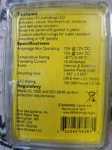 Blue Sea Water Resistant Contura Switch Black #8287