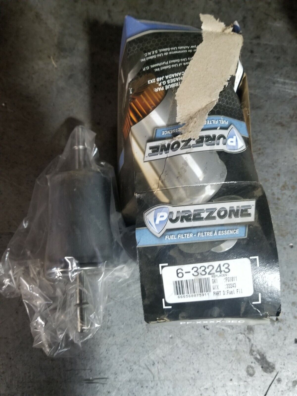 Fuel Filter by PUREZONE OIL & AIR FILTERS - 6-33243