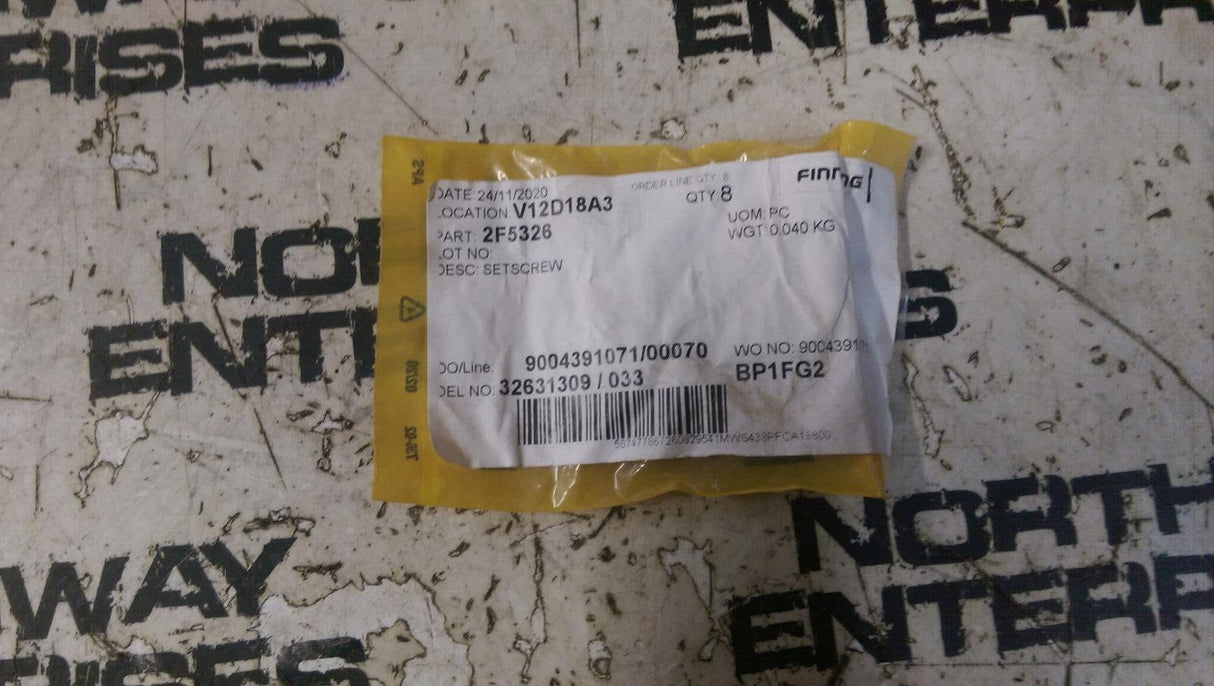 2F5326 Lot of 8 PIECES Caterpillar 2F-5326