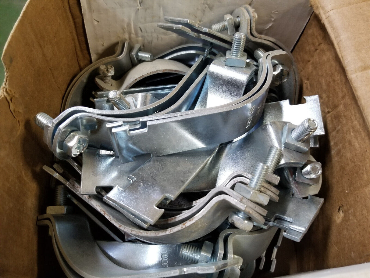 BOX OF 25PC  3-1/2 in. Carbon Steel Rigid Strut Clamp 7873Z0350