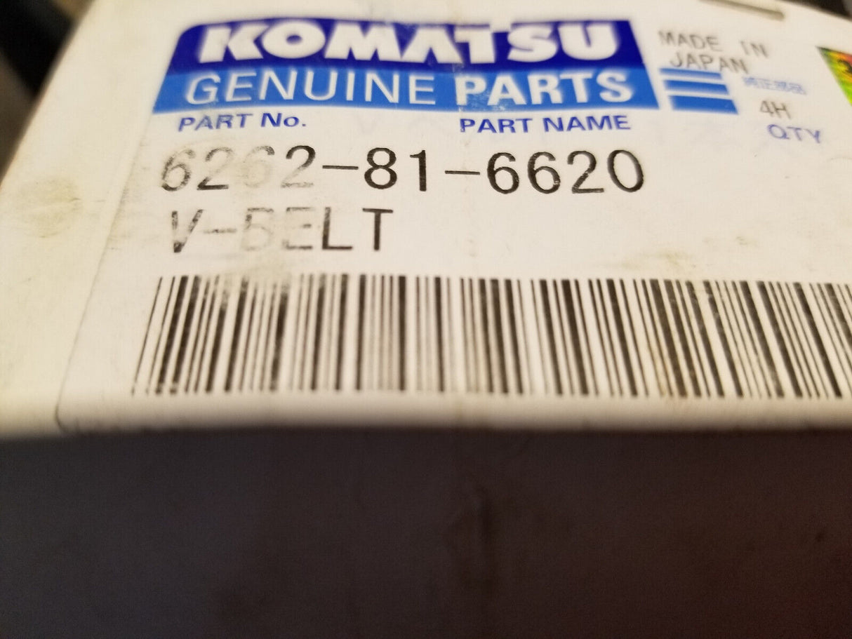 Genuine Komatsu 6262-81-6620 BELT SET
