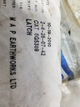 OEM CATERPILLAR 6G-5369 DOOR LATCH 6G5369 GRADER 12G 140G 130G 120G 14G 16G