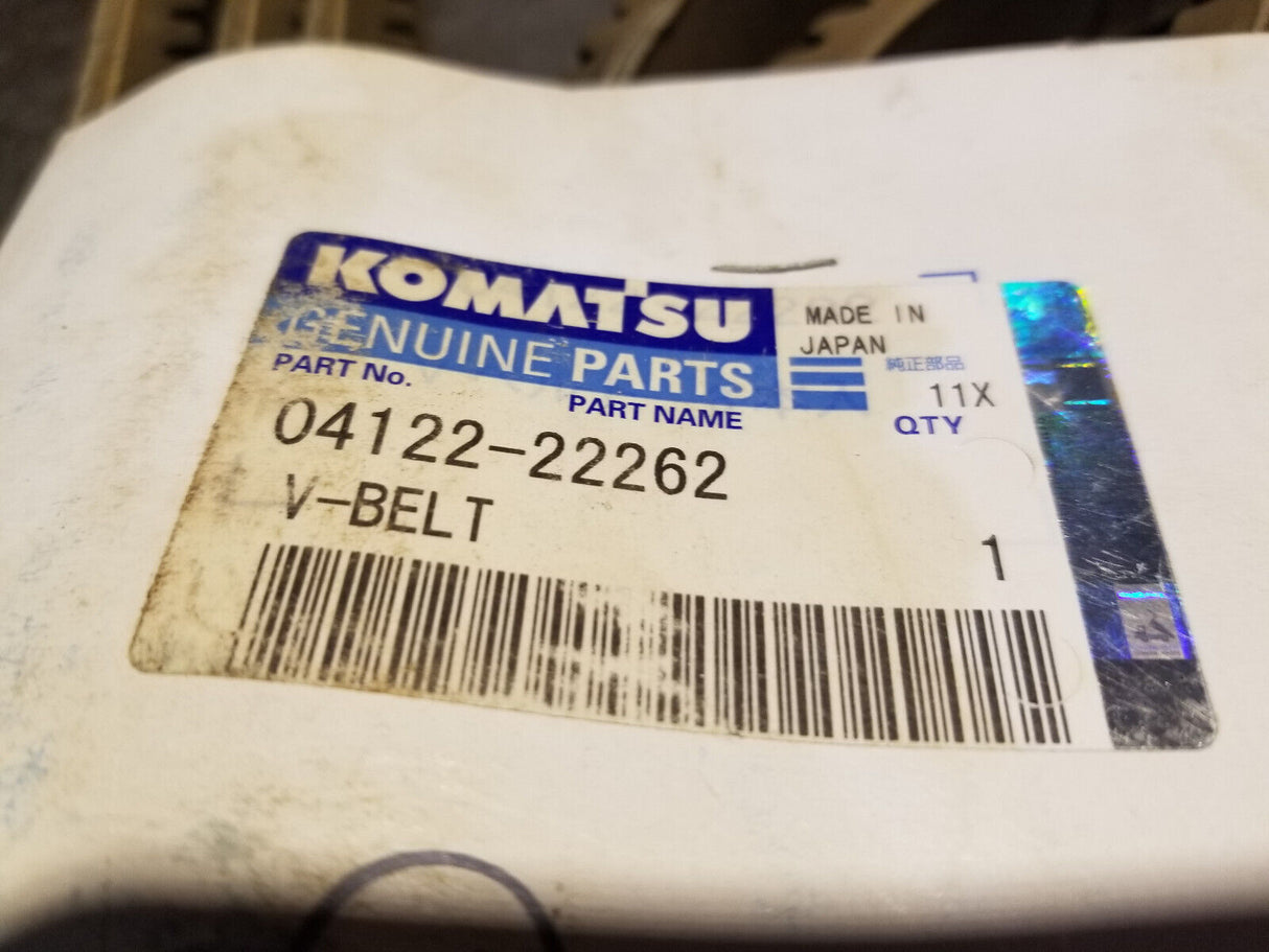 Genuine Komatsu 04122-22262 BELT SET