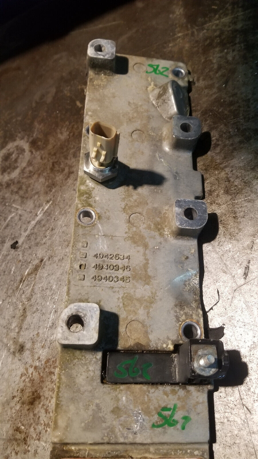 2011 CUMMINS 6.7 6.7L INTAKE MANIFOLD GRID HEATER 4940346
