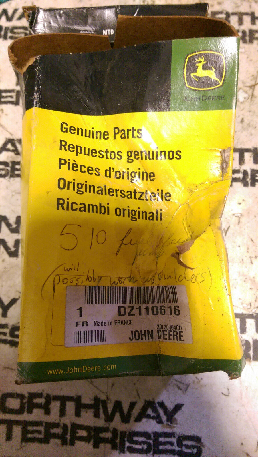 John Deere Fuel Pump DZ110616