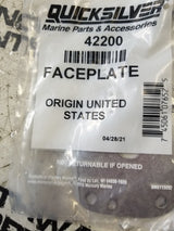 Mercury Mercruiser Quicksilver OEM Part # 42200 FACEPLATE