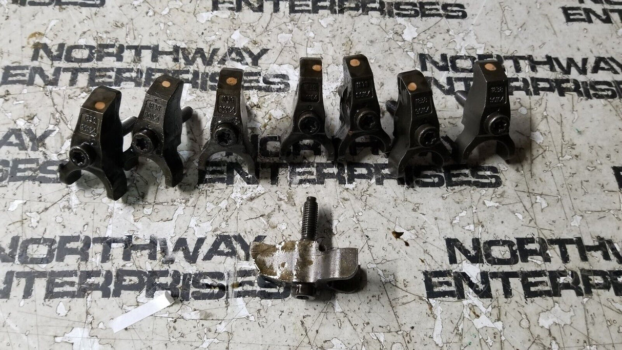 Set 0f 8 - 03-04 Ford 6.0LPowerstroke Diesel Fuel Injector Hold Down 1838901C4