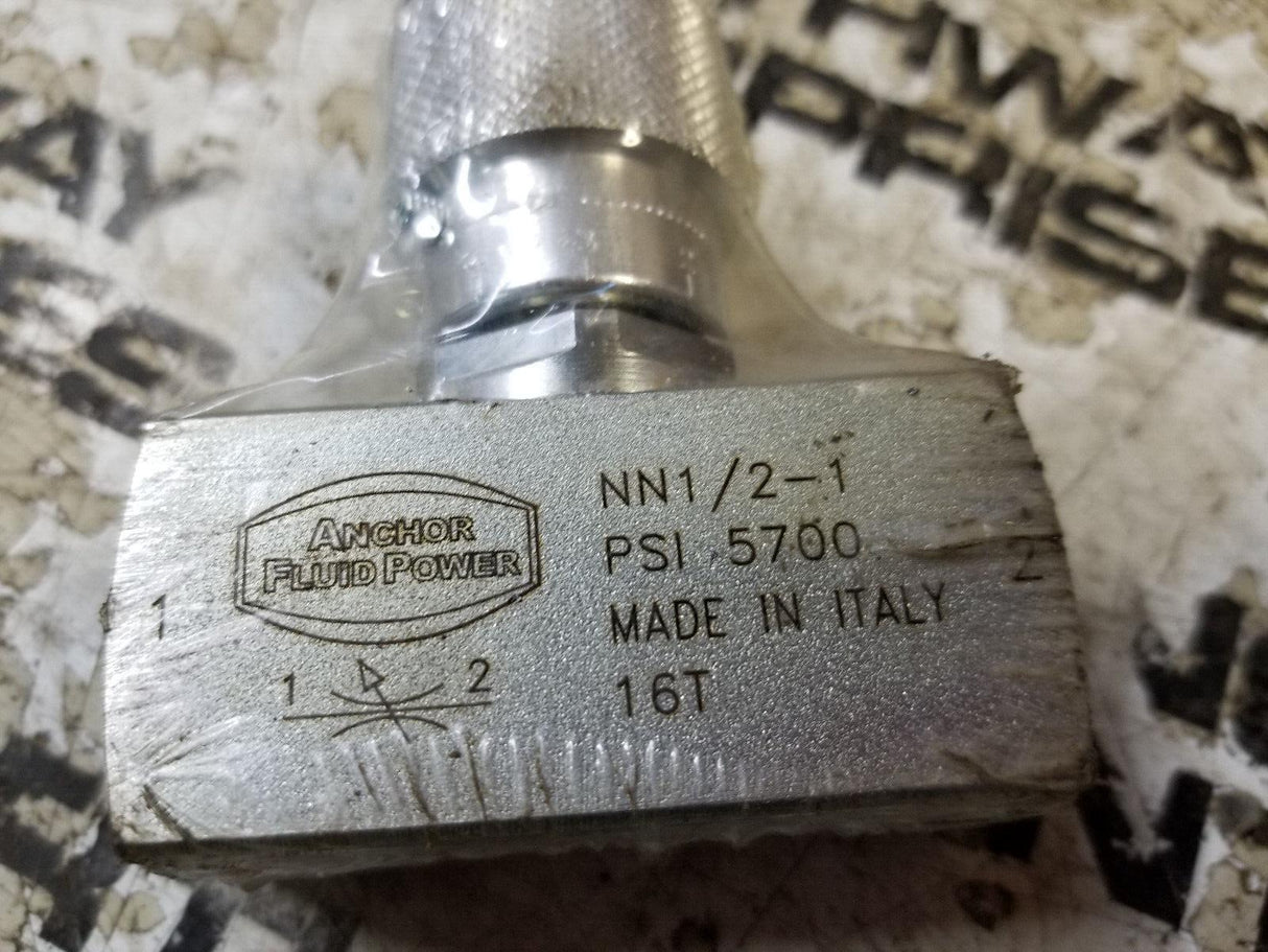 NN1/2-1 : AFP Needle Valve, 1/2" NPT, 5700psi and 13GPM Flow Rated, Steel