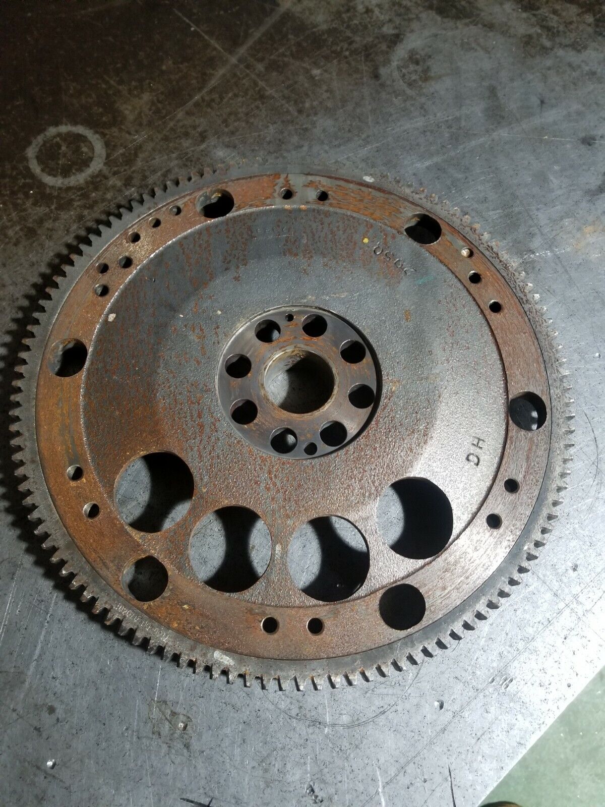 06-10 Duramax LBZ LMM FLYWHEEL Allison Flexplate Flywheel Ring Gear 97372295 45