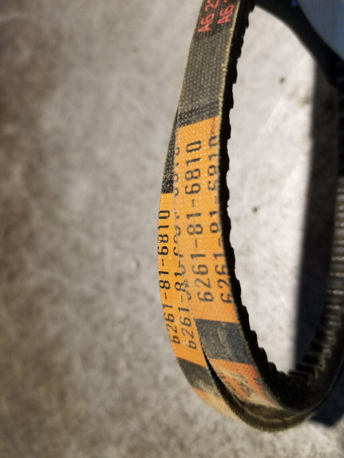 Genuine Komatsu 6261-81-6810 V-Belt Set