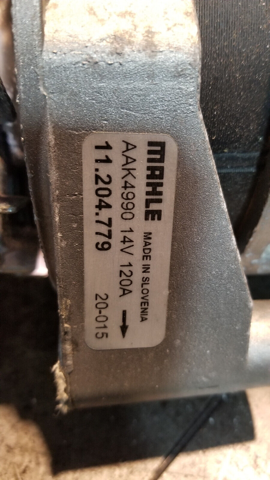 Mahle New Alternator AAK4990 14V 120A 11.204.779