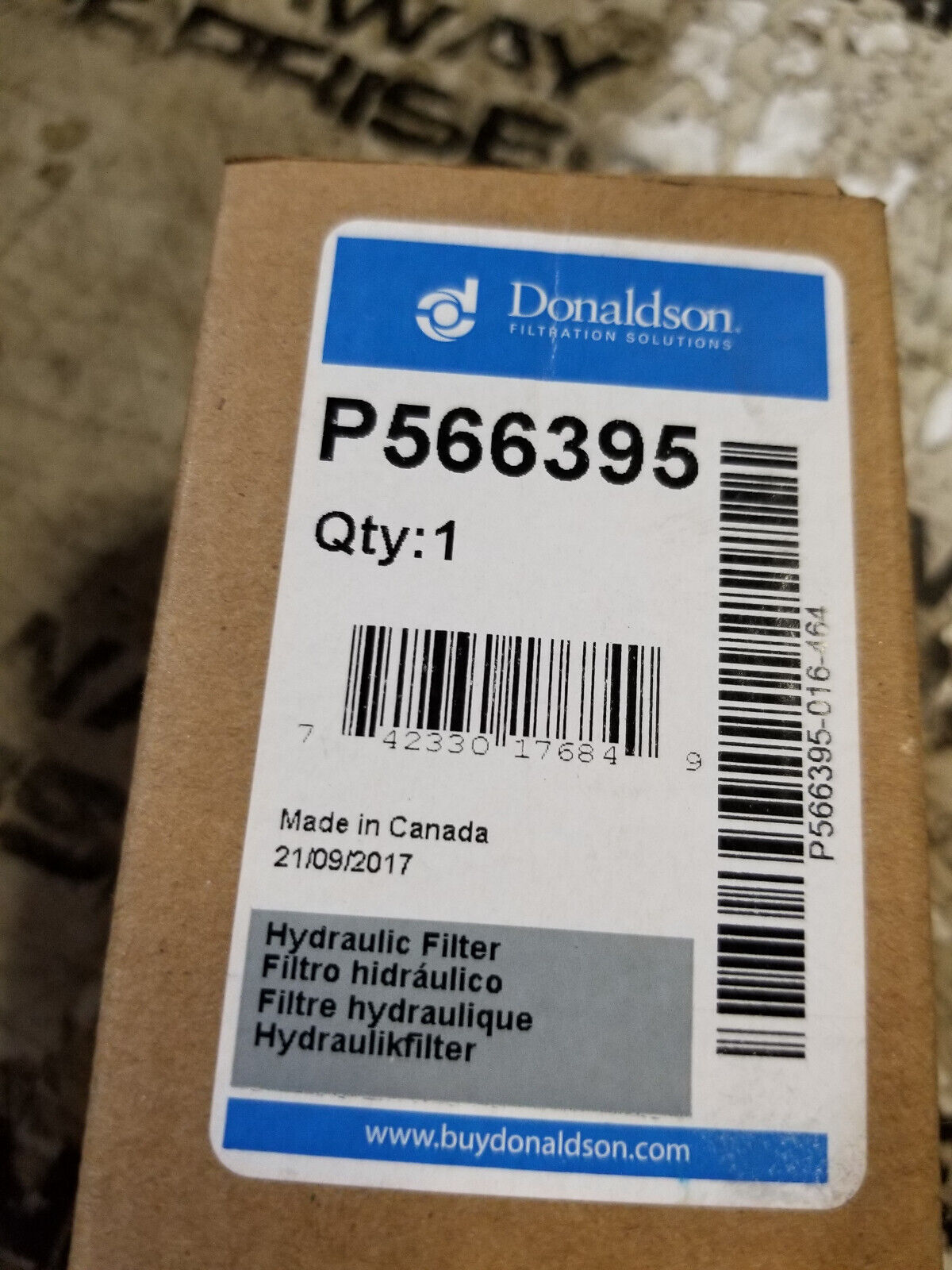 Donaldson Hydraulic Filter - P566395