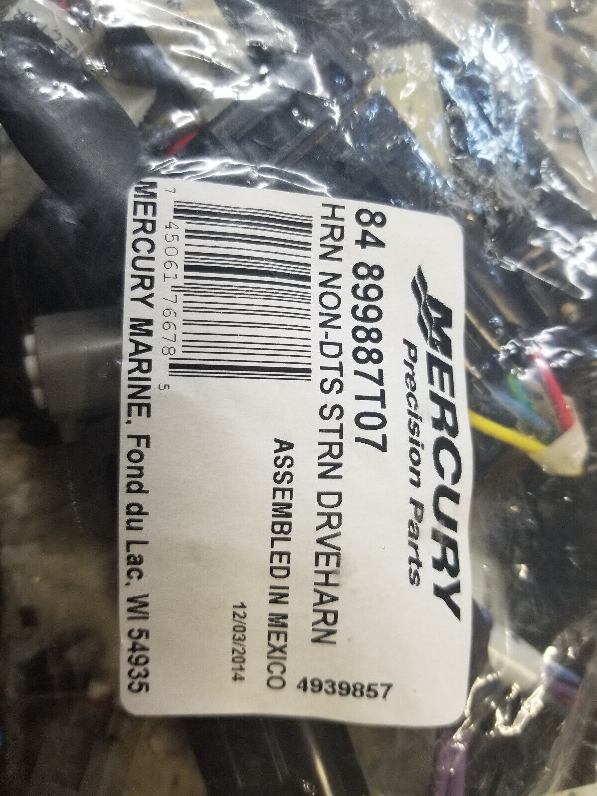 Mercury Boat Vessel Sensor Harness 84-899887T07 | Diesel DTS Stern