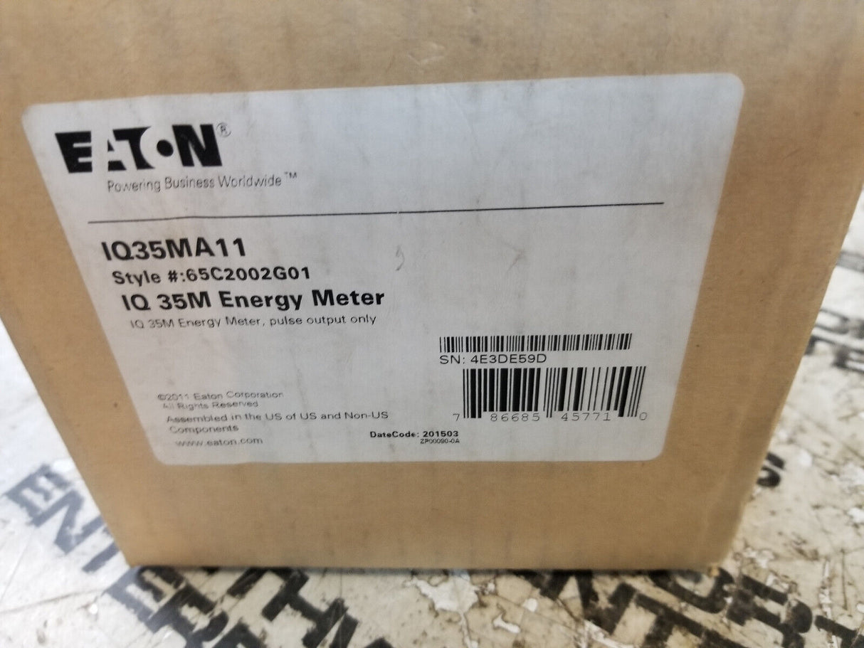 EATON IQ 35M ENERGY METER PULSE OUTPUT ONLY IQ35MA11 65C2002G01