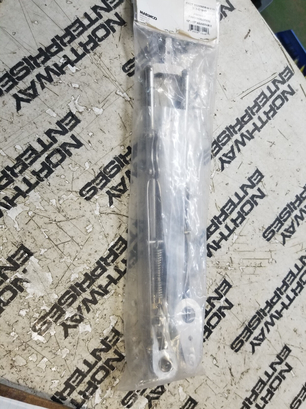 Marinco Boat Wiper Arm 33090 | Pantographic Wet 12 - 17 Inch 33090