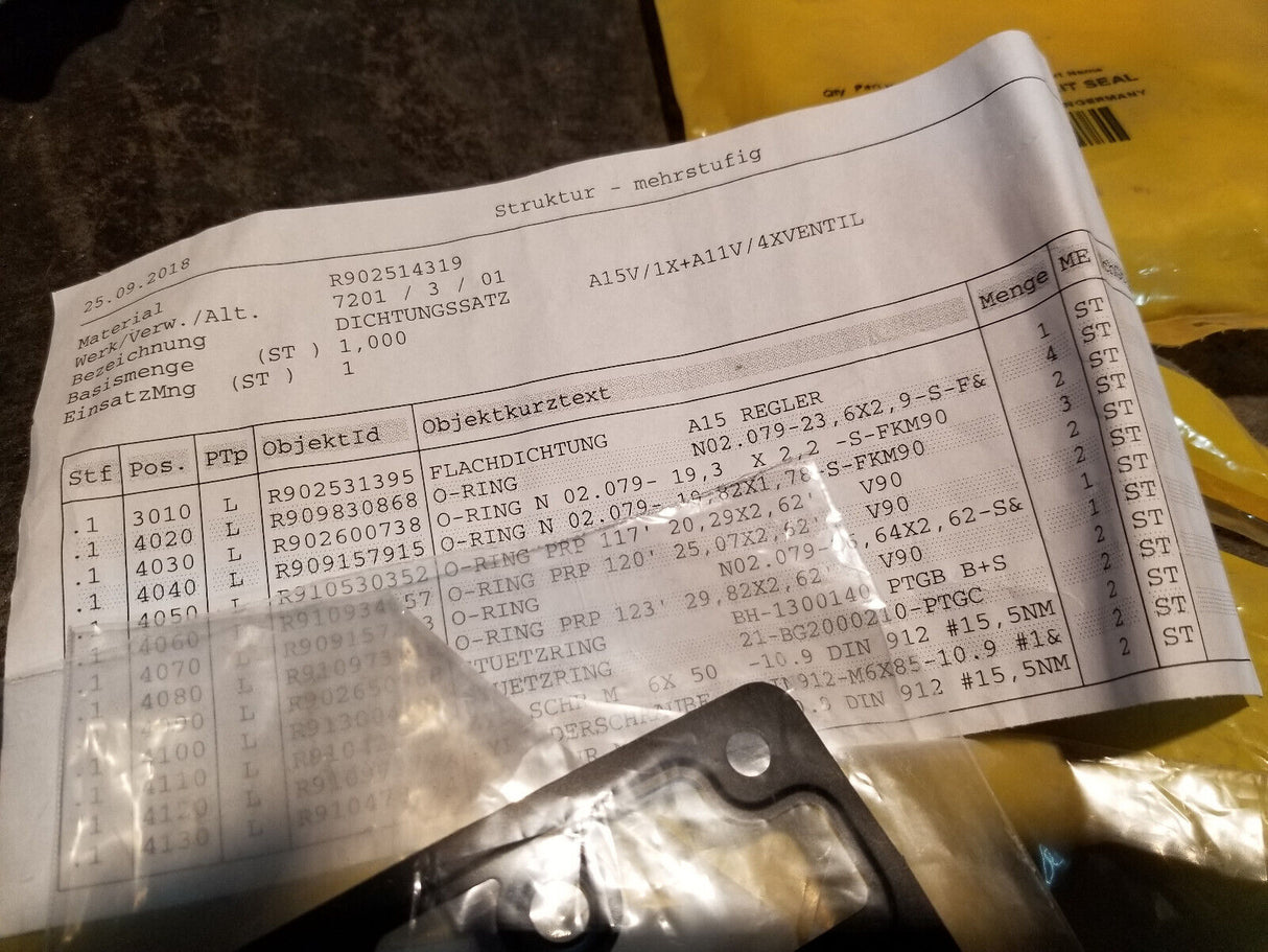458-6038 Caterpillar Hydraulic Cylinder Seal Kit 4586038