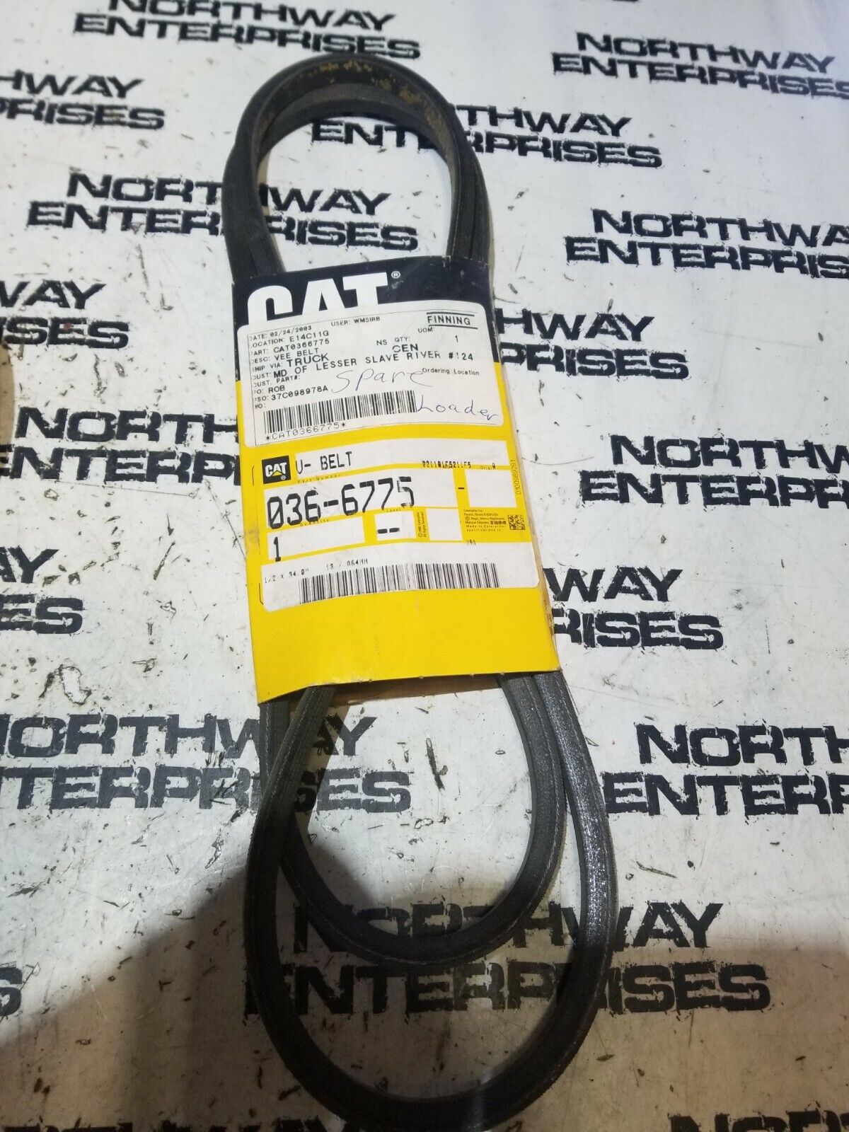 Caterpillar 036-6775 BELT