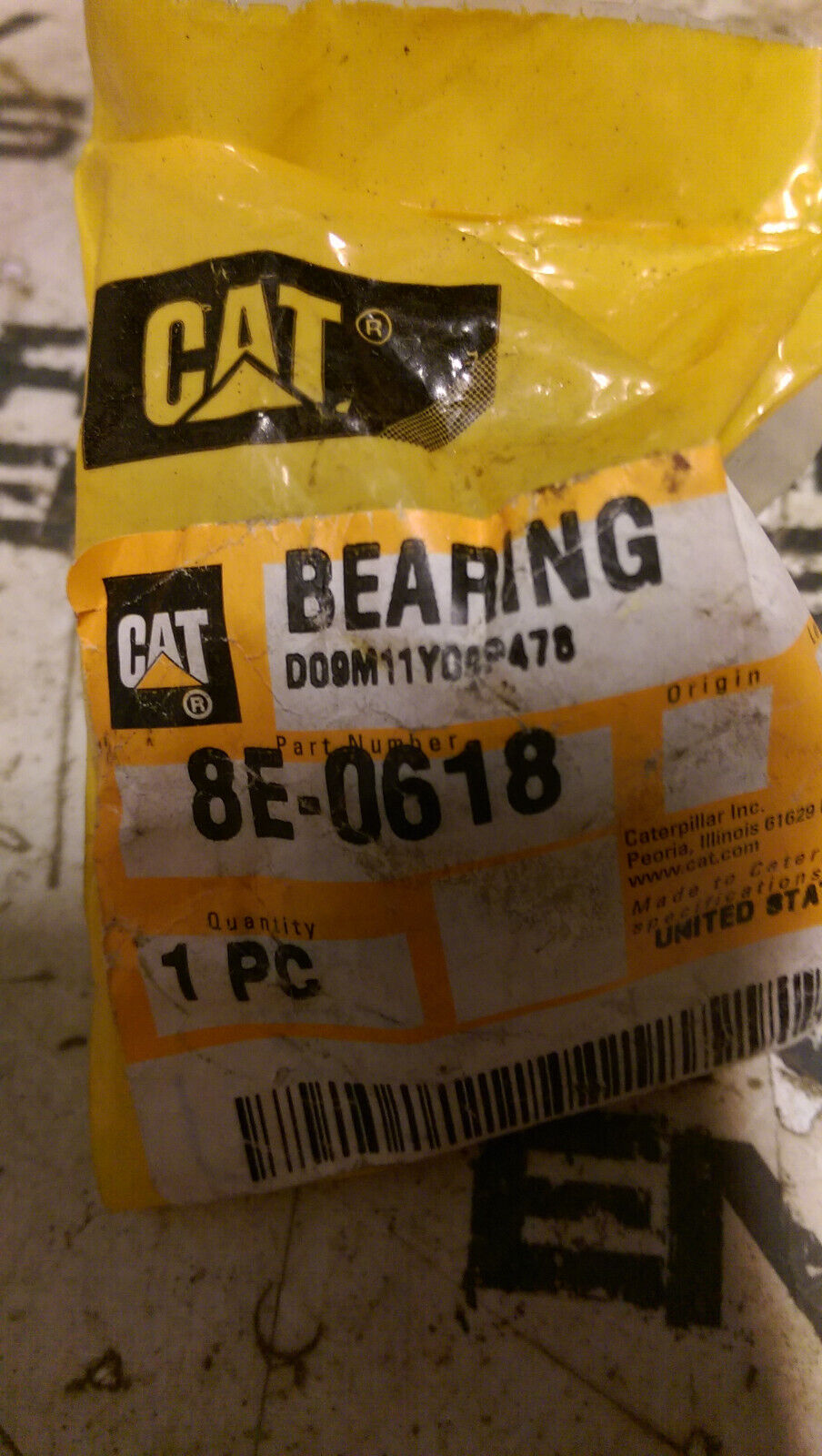 8E-0618 CATERPILLAR 8E0618 BEARING