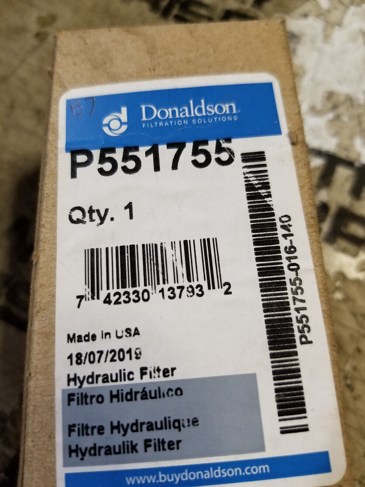 Donaldson - P551755 HYDRAULIC FILTER