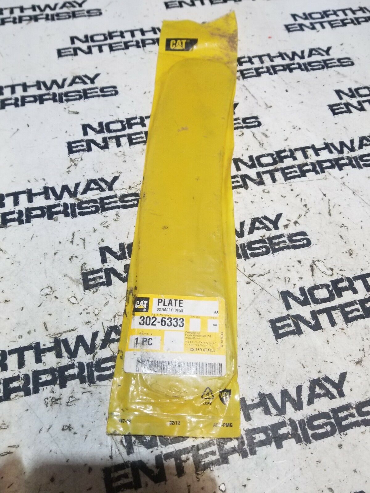 OEM Caterpillar 302-6333 3026333 PLATE