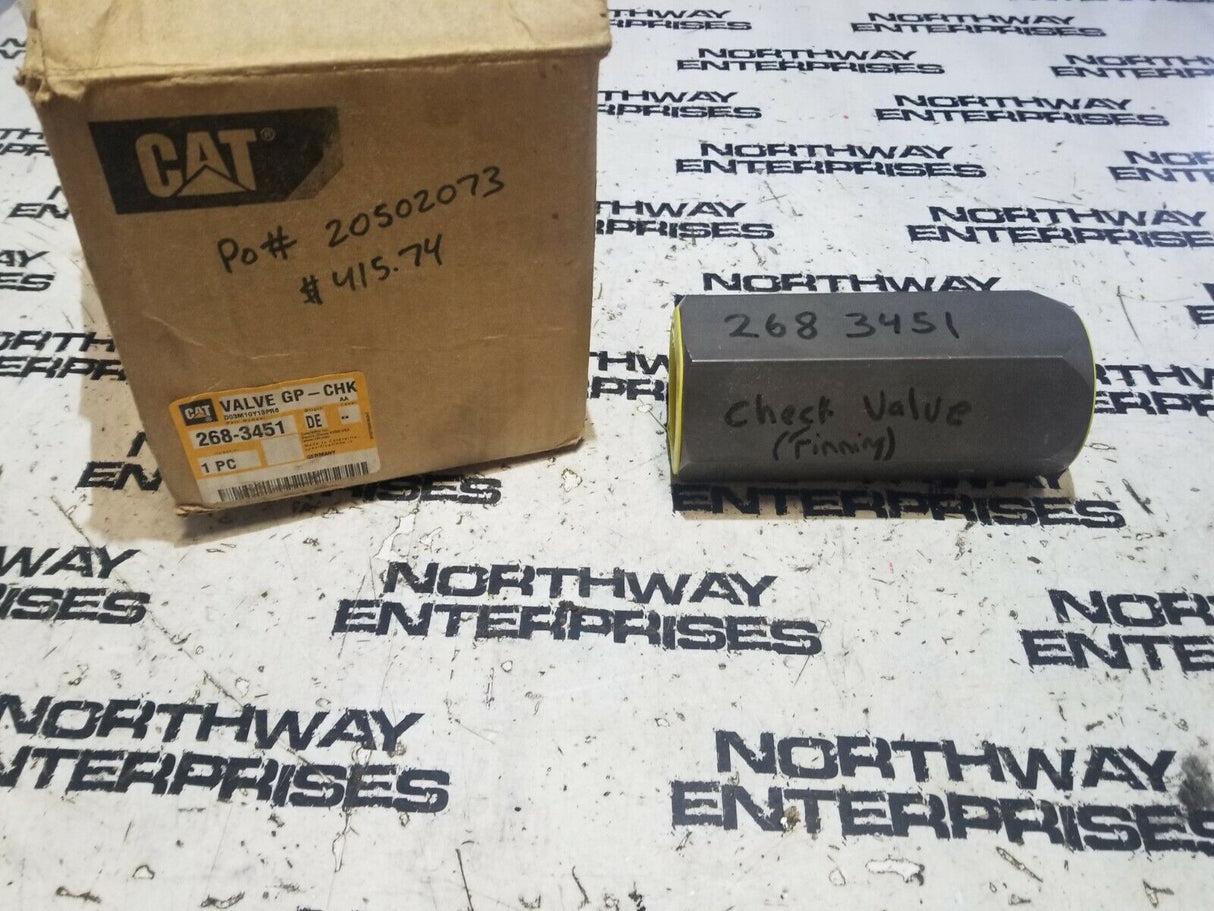 OEM Caterpillar 268-3451 2683451 CHECK VALVE
