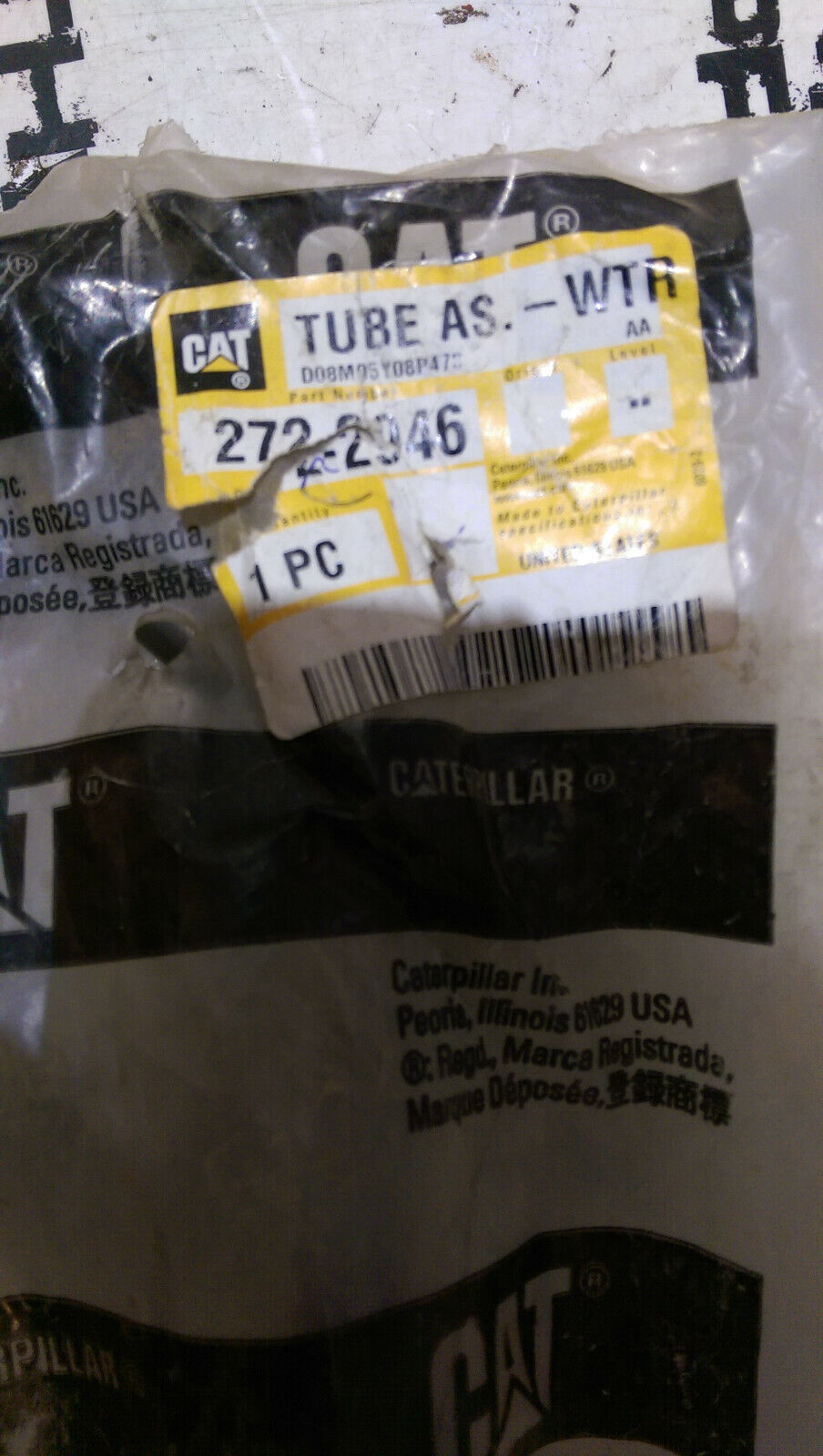 CAT 272-2946: TUBE AS.-WTR
