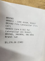 NEW Genuine Caterpillar CAT 6N-9653 6N9653 OIL COOLER CORE D8K 583K