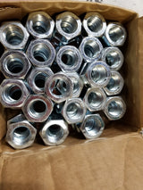 LOT OF 68PC - M24-3.0 DIN 934 Zinc Finish Steel Class 8 Hex Nut 40315 31161727
