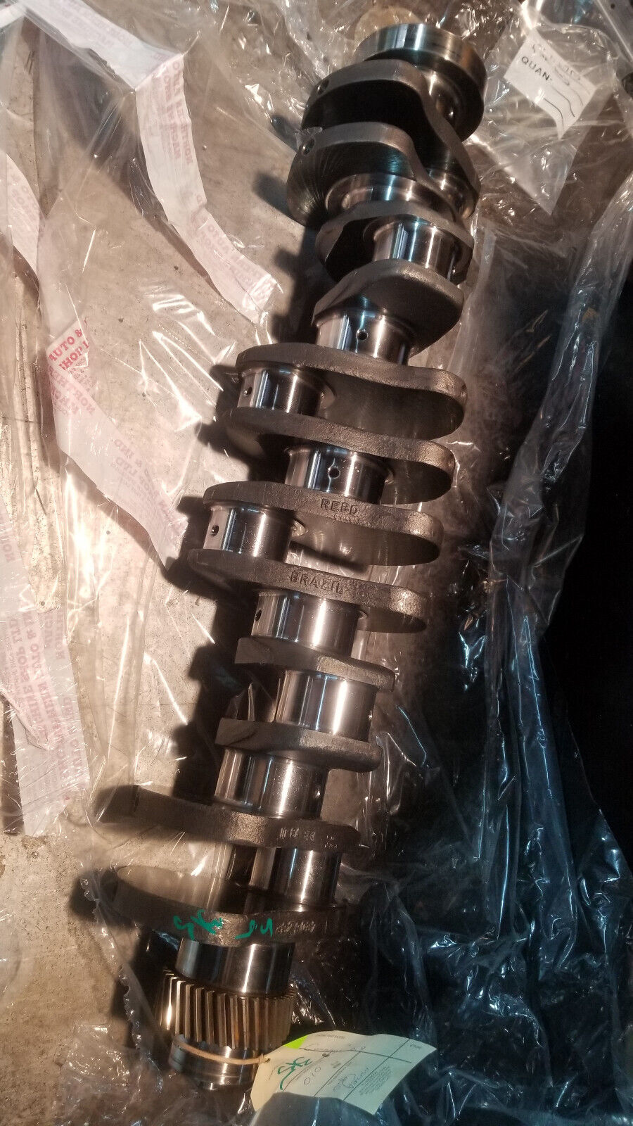 REMAN CUMMINS 5.9L CRANKSHAFT 3929037 SONOFLUXED POLISHED REF315 mains .010